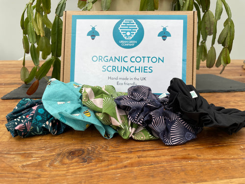 Natural Hair Scrunchie -Pack of 5