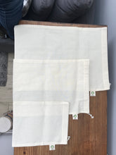 Load image into Gallery viewer, Organic 100% cotton produce bags- small