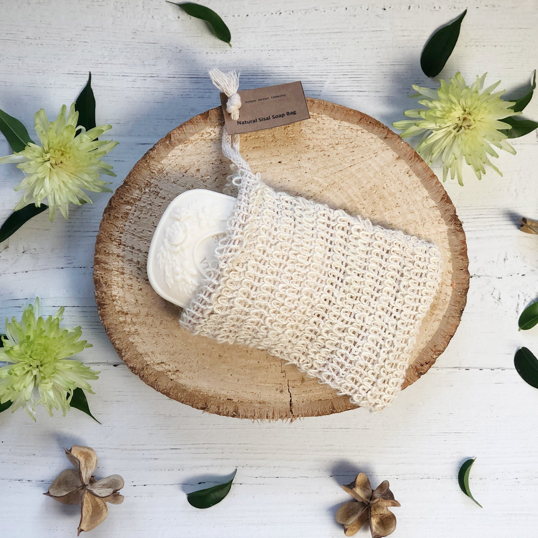 Natural Sisal Soap Bag