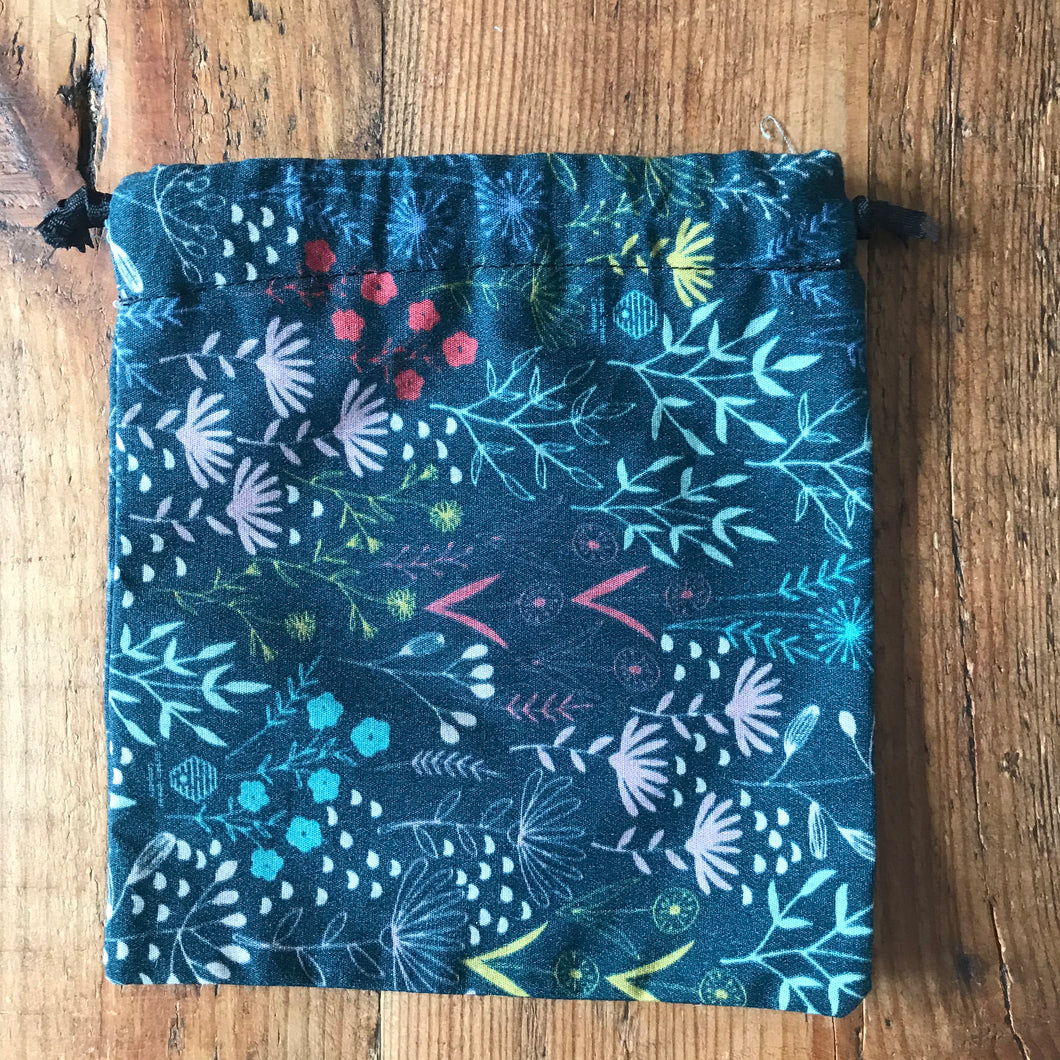 Draw String Bag- Flowers