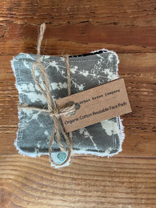 Eco Friendly Facial Pads, Reusable Facial Wipes, Make Up Remover Pads - Organic Cotton + FREE BAG