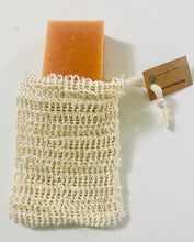 Load image into Gallery viewer, Natural Sisal Soap Bag