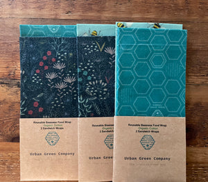 Bees Wax Wrap -2  Sandwich Wraps